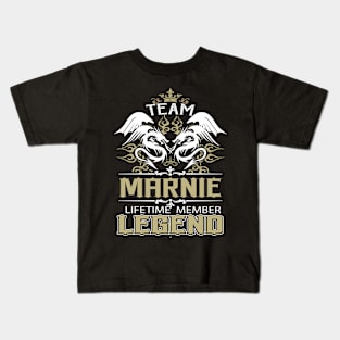 Marnie Name T Shirt -  Team Marnie Lifetime Member Legend Name Gift Item Tee Kids T-Shirt